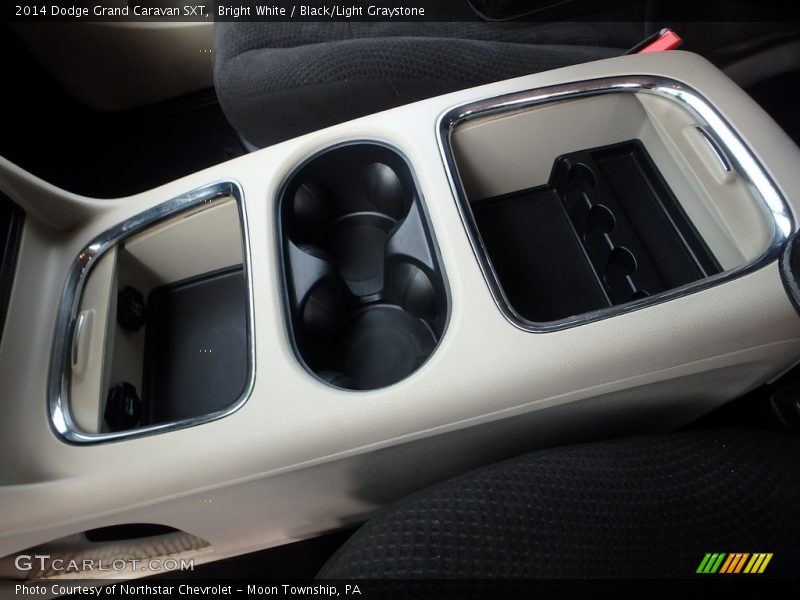 Bright White / Black/Light Graystone 2014 Dodge Grand Caravan SXT