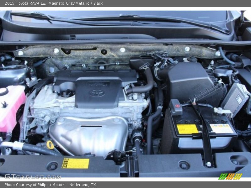Magnetic Gray Metallic / Black 2015 Toyota RAV4 LE