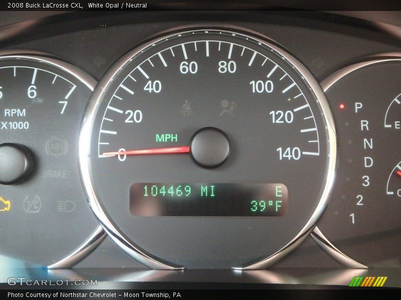 White Opal / Neutral 2008 Buick LaCrosse CXL