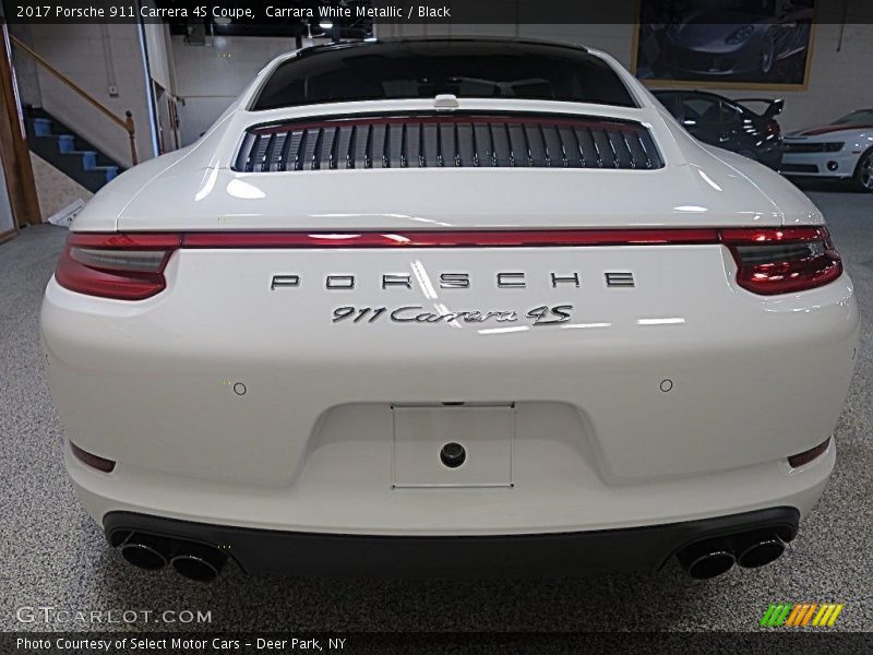 Carrara White Metallic / Black 2017 Porsche 911 Carrera 4S Coupe