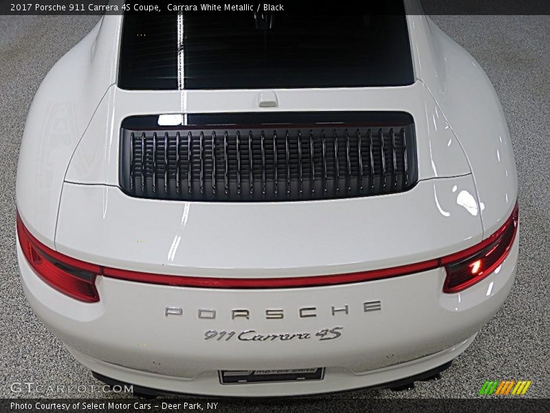 Carrara White Metallic / Black 2017 Porsche 911 Carrera 4S Coupe