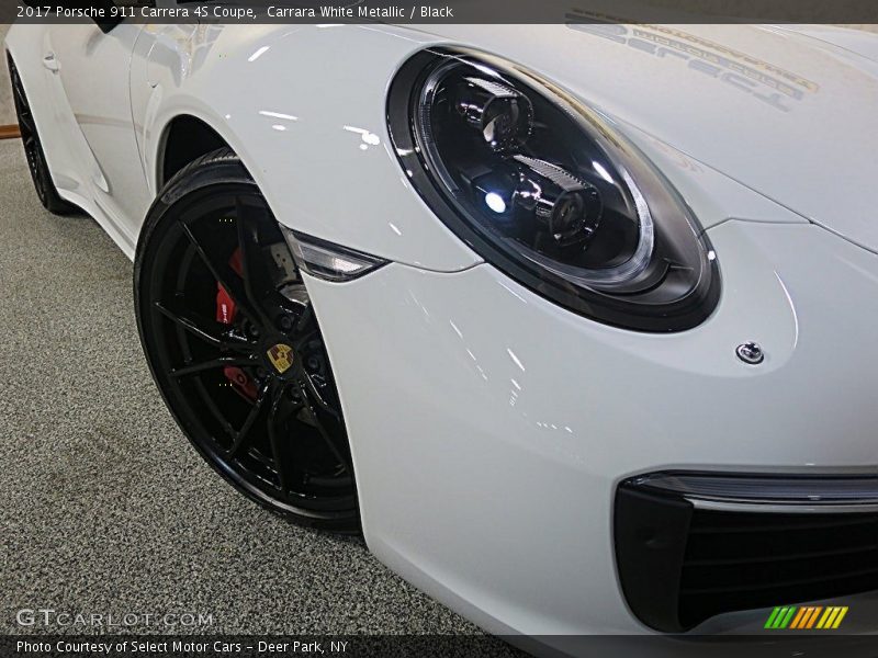 Carrara White Metallic / Black 2017 Porsche 911 Carrera 4S Coupe