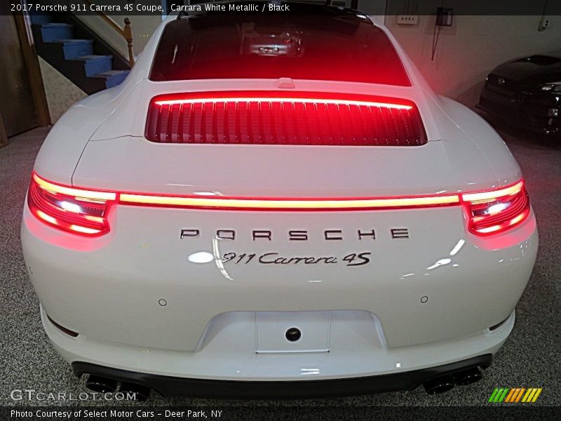 Carrara White Metallic / Black 2017 Porsche 911 Carrera 4S Coupe