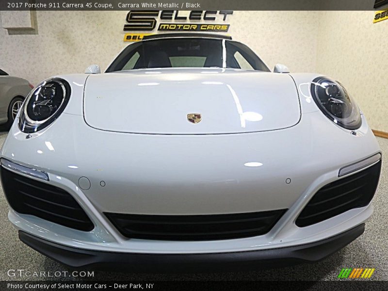 Carrara White Metallic / Black 2017 Porsche 911 Carrera 4S Coupe