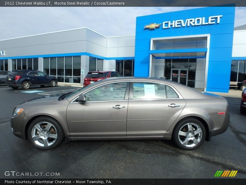 Mocha Steel Metallic / Cocoa/Cashmere 2012 Chevrolet Malibu LT