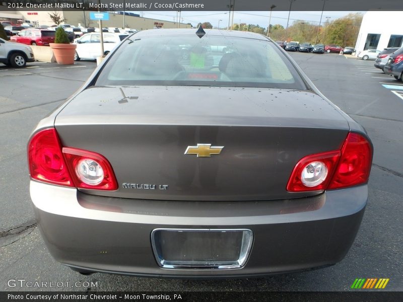 Mocha Steel Metallic / Cocoa/Cashmere 2012 Chevrolet Malibu LT