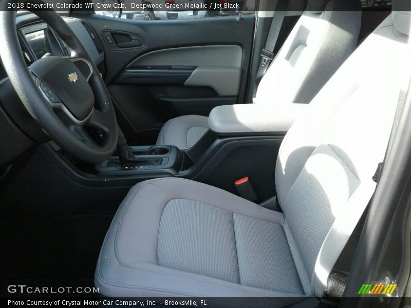 Deepwood Green Metallic / Jet Black 2018 Chevrolet Colorado WT Crew Cab