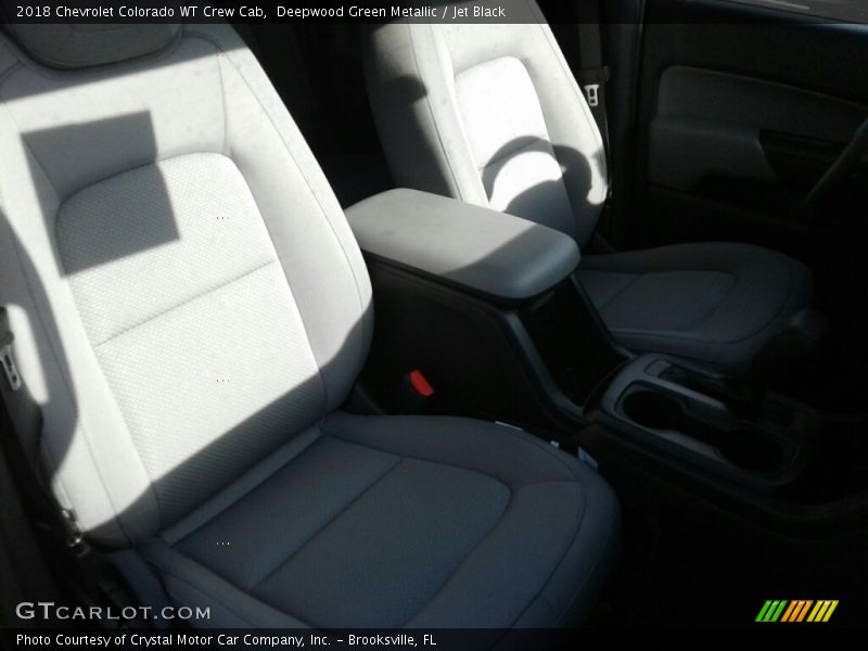 Deepwood Green Metallic / Jet Black 2018 Chevrolet Colorado WT Crew Cab