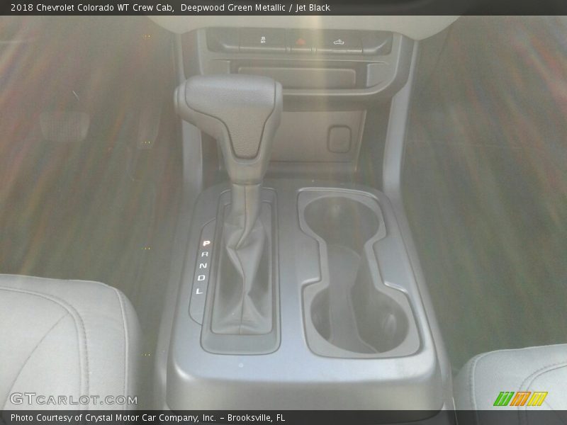 Deepwood Green Metallic / Jet Black 2018 Chevrolet Colorado WT Crew Cab
