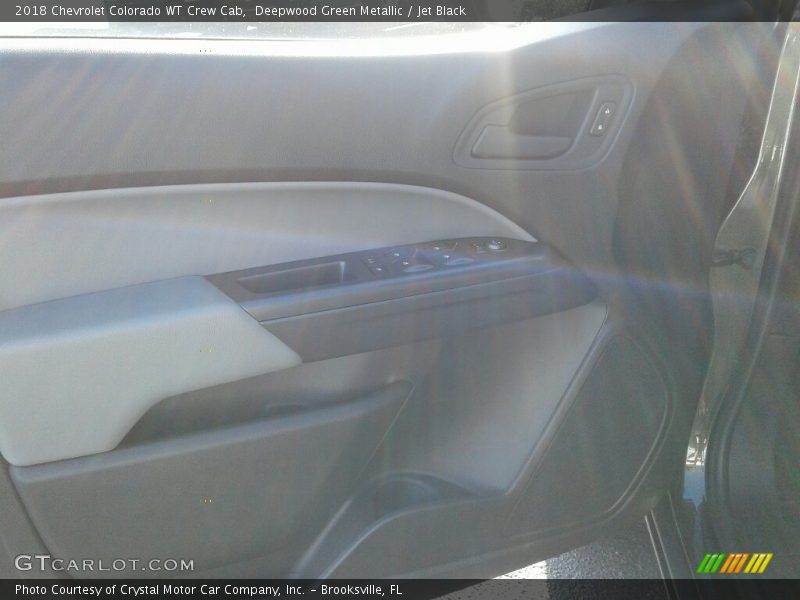 Deepwood Green Metallic / Jet Black 2018 Chevrolet Colorado WT Crew Cab