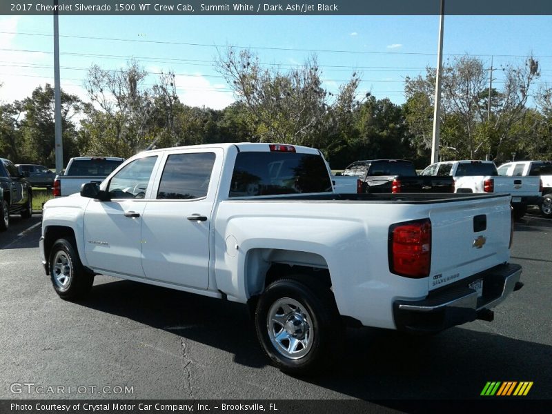 Summit White / Dark Ash/Jet Black 2017 Chevrolet Silverado 1500 WT Crew Cab