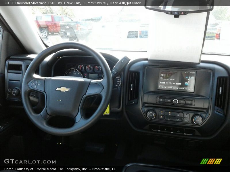 Summit White / Dark Ash/Jet Black 2017 Chevrolet Silverado 1500 WT Crew Cab