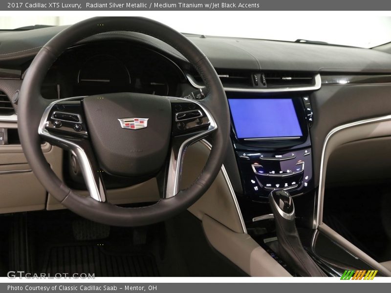 Radiant Silver Metallic / Medium Titanium w/Jet Black Accents 2017 Cadillac XTS Luxury
