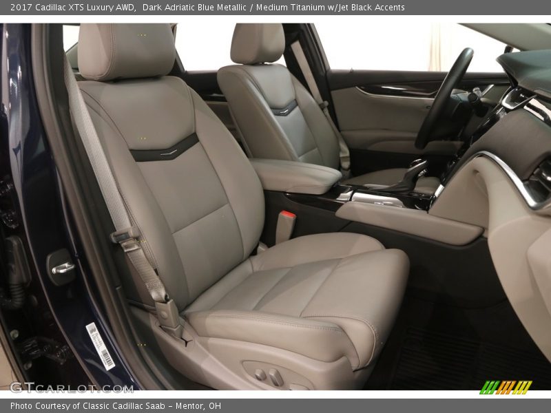 Dark Adriatic Blue Metallic / Medium Titanium w/Jet Black Accents 2017 Cadillac XTS Luxury AWD