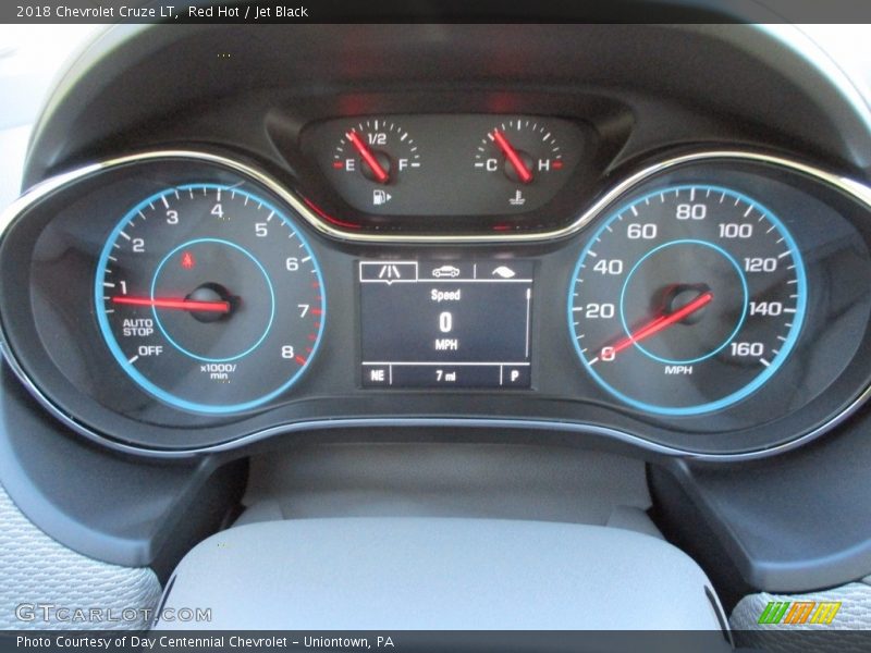 Red Hot / Jet Black 2018 Chevrolet Cruze LT