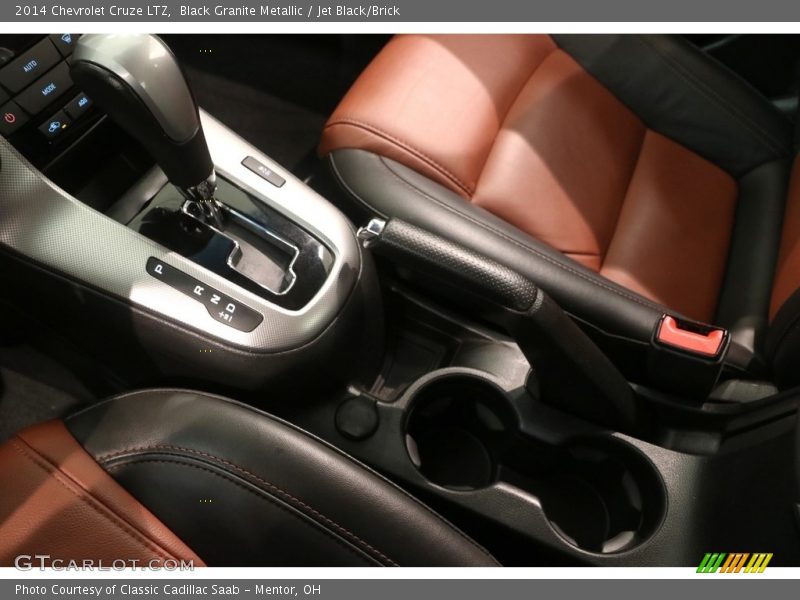 Black Granite Metallic / Jet Black/Brick 2014 Chevrolet Cruze LTZ