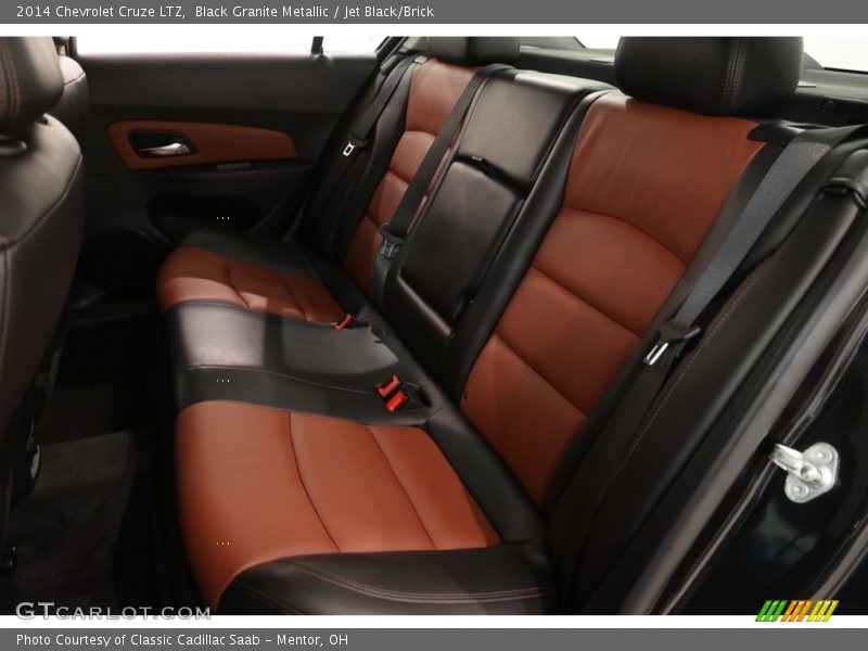Black Granite Metallic / Jet Black/Brick 2014 Chevrolet Cruze LTZ