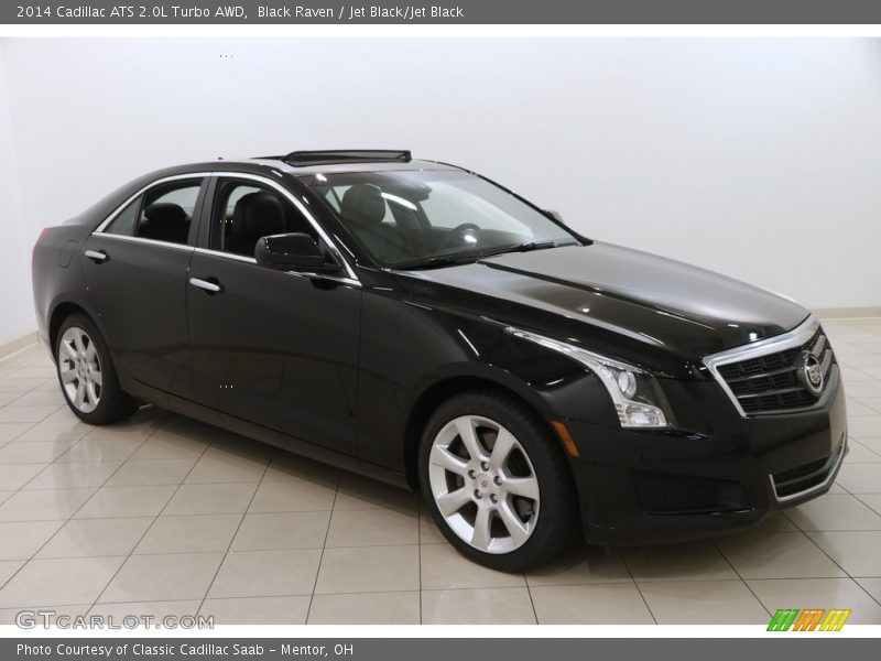 Black Raven / Jet Black/Jet Black 2014 Cadillac ATS 2.0L Turbo AWD