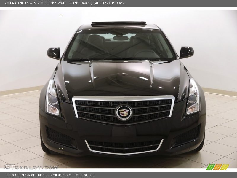 Black Raven / Jet Black/Jet Black 2014 Cadillac ATS 2.0L Turbo AWD