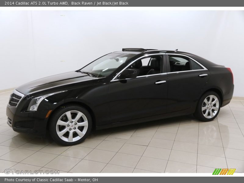 Black Raven / Jet Black/Jet Black 2014 Cadillac ATS 2.0L Turbo AWD