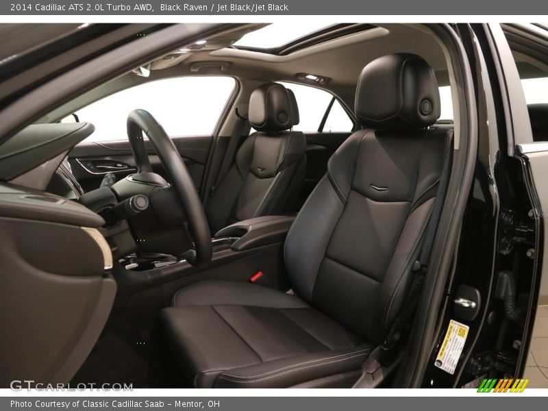 Black Raven / Jet Black/Jet Black 2014 Cadillac ATS 2.0L Turbo AWD
