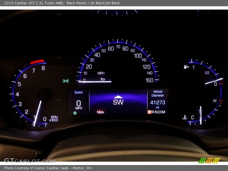 Black Raven / Jet Black/Jet Black 2014 Cadillac ATS 2.0L Turbo AWD