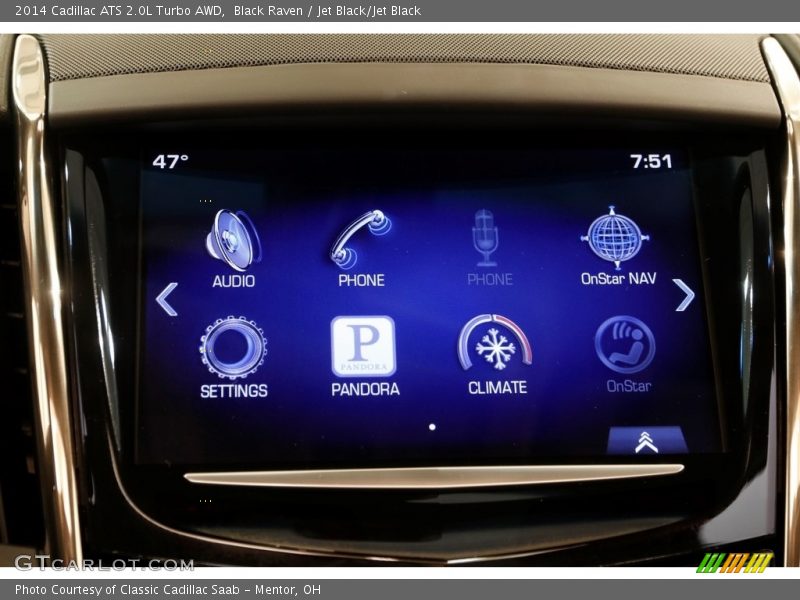 Black Raven / Jet Black/Jet Black 2014 Cadillac ATS 2.0L Turbo AWD