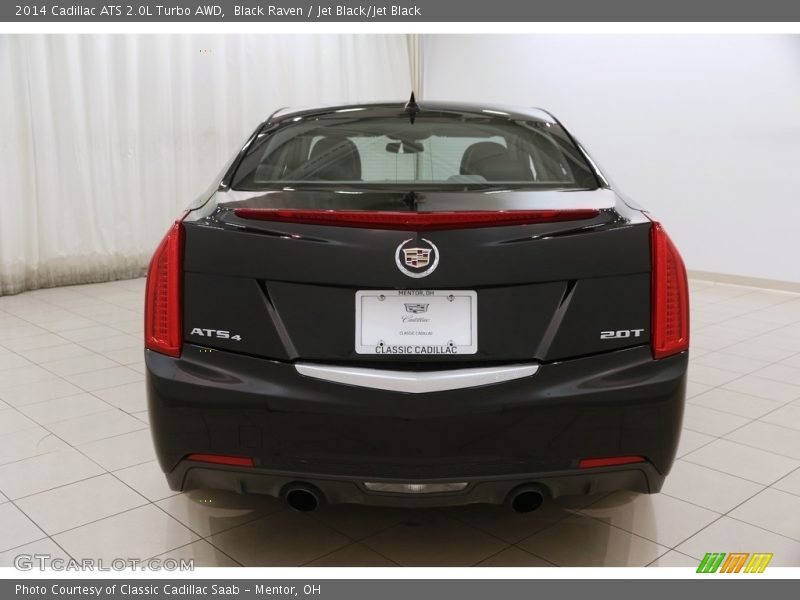 Black Raven / Jet Black/Jet Black 2014 Cadillac ATS 2.0L Turbo AWD