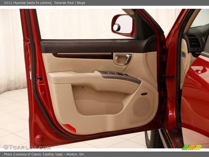 Sonoran Red / Beige 2011 Hyundai Santa Fe Limited