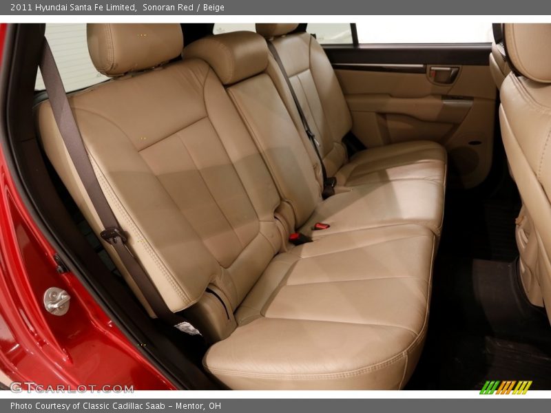 Sonoran Red / Beige 2011 Hyundai Santa Fe Limited