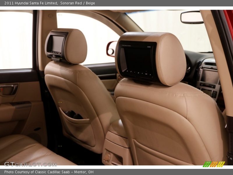 Sonoran Red / Beige 2011 Hyundai Santa Fe Limited