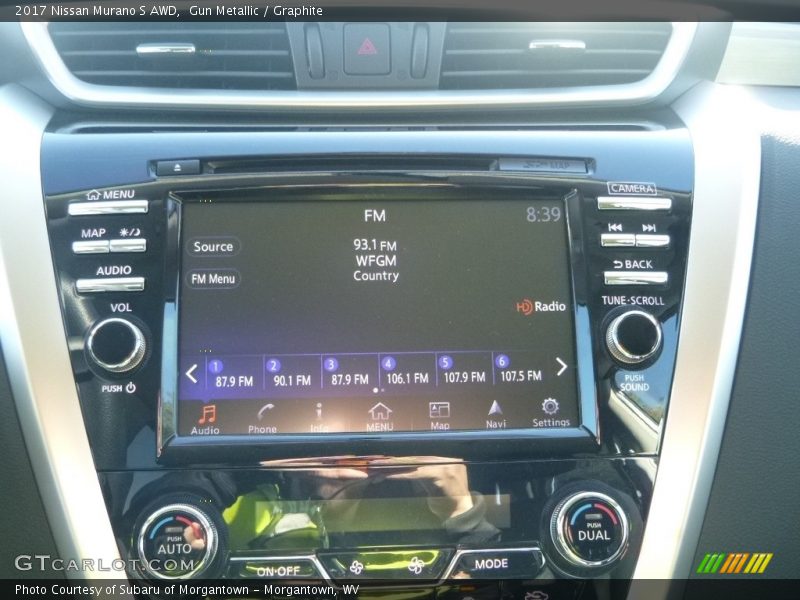 Gun Metallic / Graphite 2017 Nissan Murano S AWD