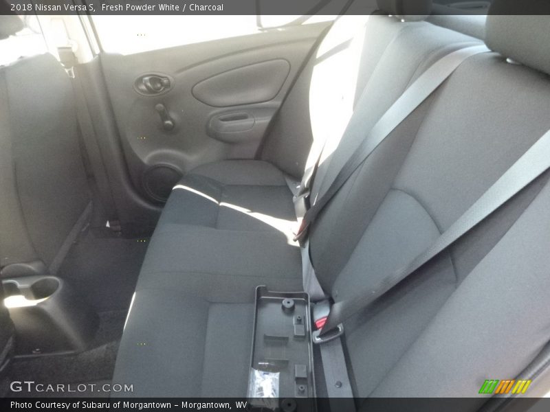 Fresh Powder White / Charcoal 2018 Nissan Versa S
