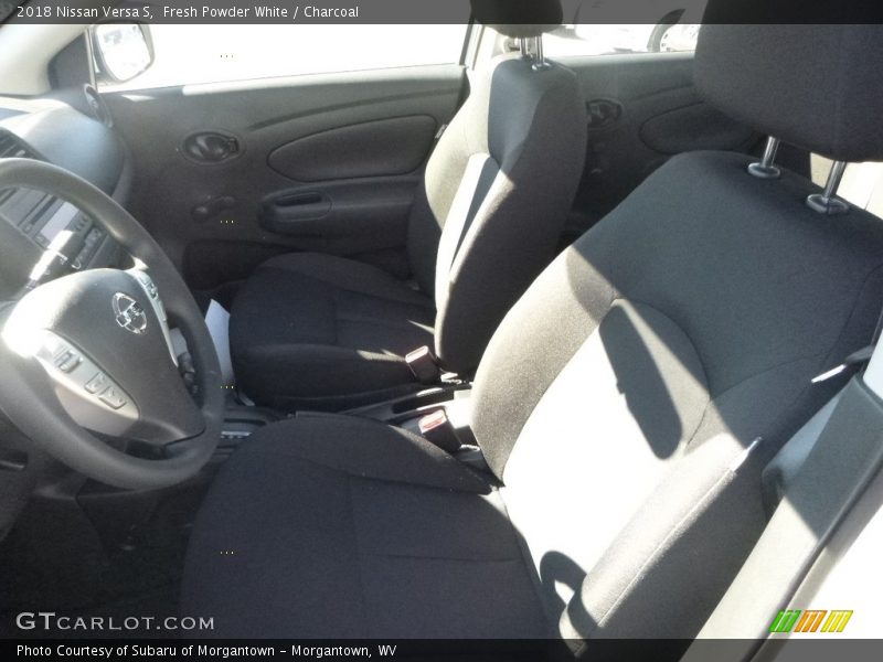 Fresh Powder White / Charcoal 2018 Nissan Versa S