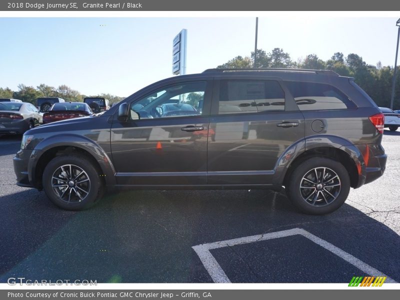 Granite Pearl / Black 2018 Dodge Journey SE