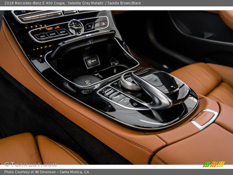 Selenite Grey Metallic / Saddle Brown/Black 2018 Mercedes-Benz E 400 Coupe