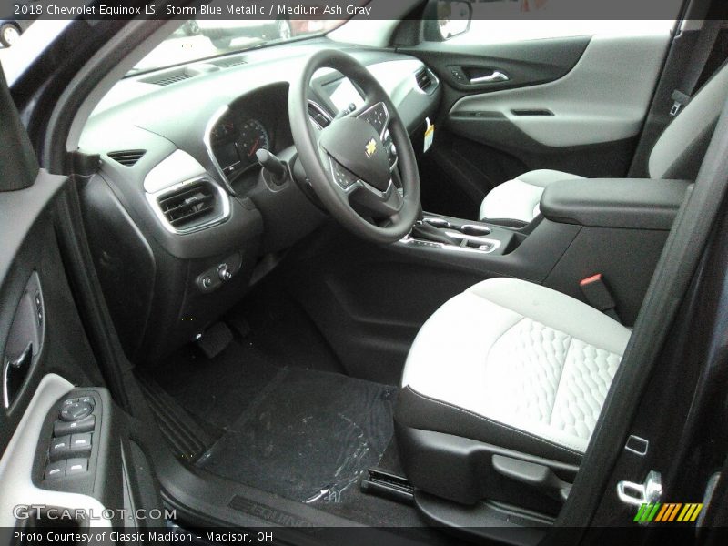Storm Blue Metallic / Medium Ash Gray 2018 Chevrolet Equinox LS