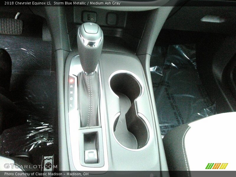 Storm Blue Metallic / Medium Ash Gray 2018 Chevrolet Equinox LS