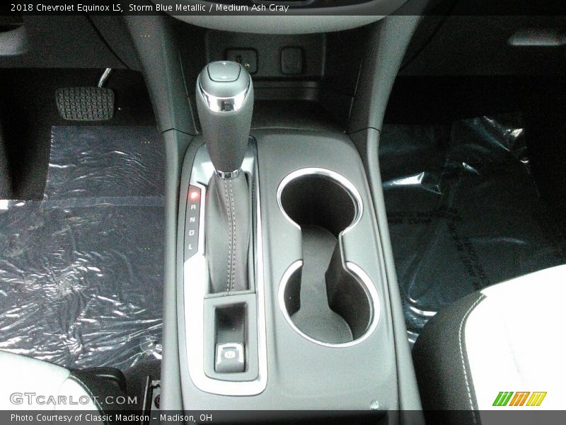 Storm Blue Metallic / Medium Ash Gray 2018 Chevrolet Equinox LS