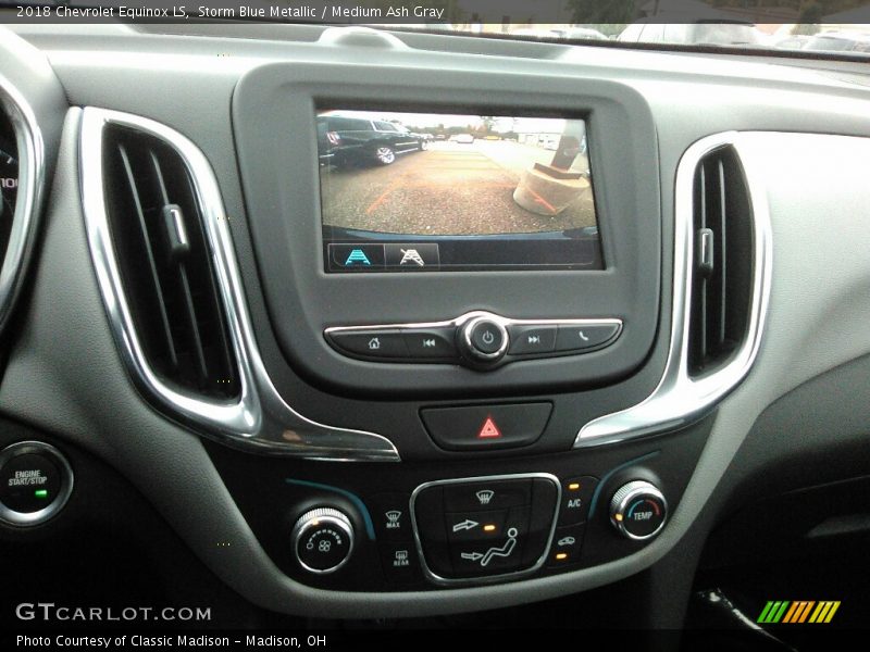 Storm Blue Metallic / Medium Ash Gray 2018 Chevrolet Equinox LS