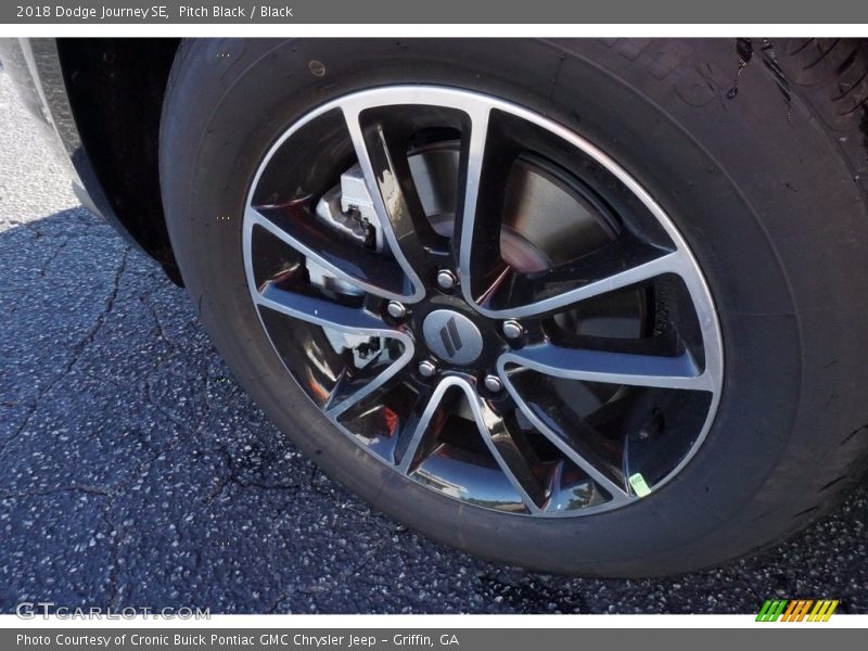 Pitch Black / Black 2018 Dodge Journey SE