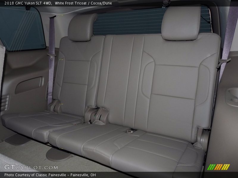 White Frost Tricoat / Cocoa/Dune 2018 GMC Yukon SLT 4WD