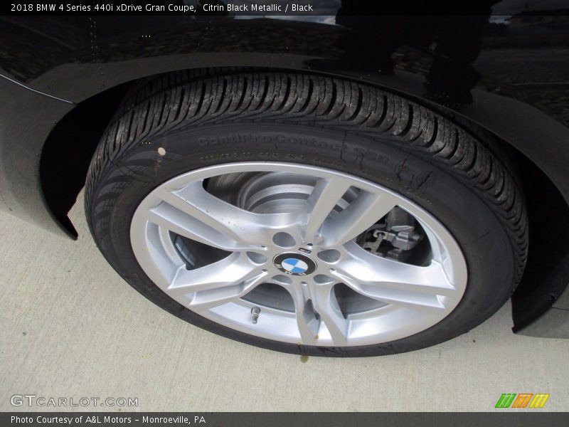 Citrin Black Metallic / Black 2018 BMW 4 Series 440i xDrive Gran Coupe