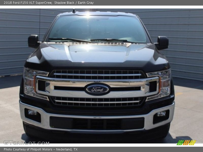 Shadow Black / Earth Gray 2018 Ford F150 XLT SuperCrew