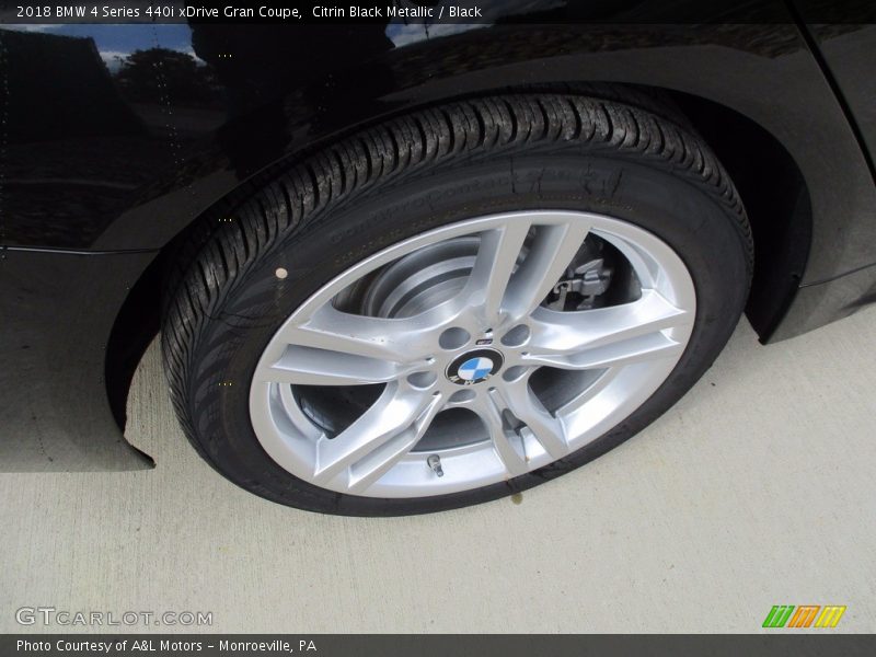 Citrin Black Metallic / Black 2018 BMW 4 Series 440i xDrive Gran Coupe