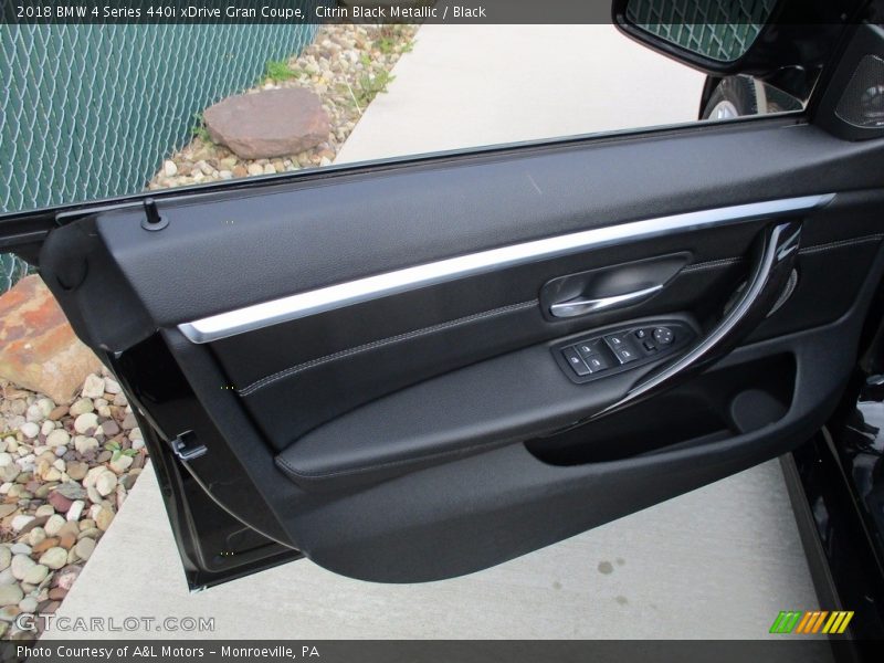 Citrin Black Metallic / Black 2018 BMW 4 Series 440i xDrive Gran Coupe