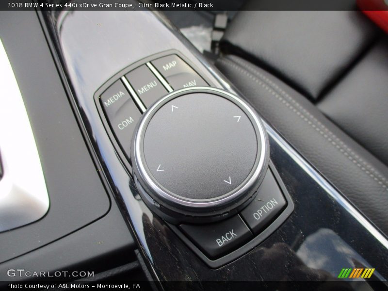 Citrin Black Metallic / Black 2018 BMW 4 Series 440i xDrive Gran Coupe