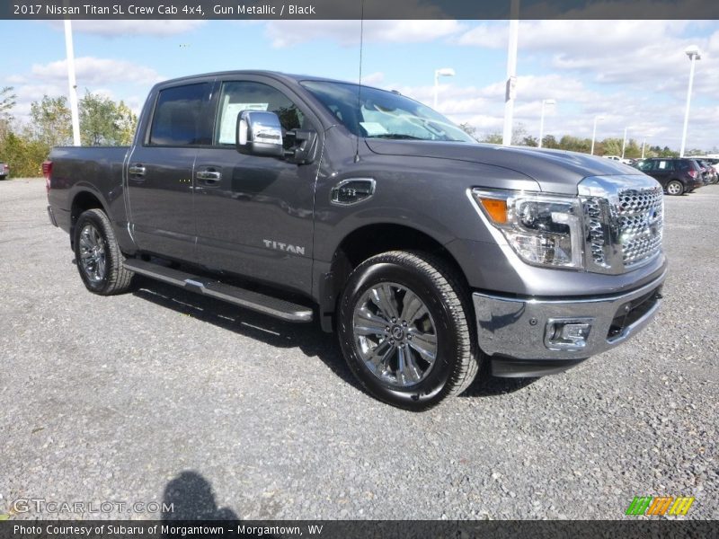 Gun Metallic / Black 2017 Nissan Titan SL Crew Cab 4x4