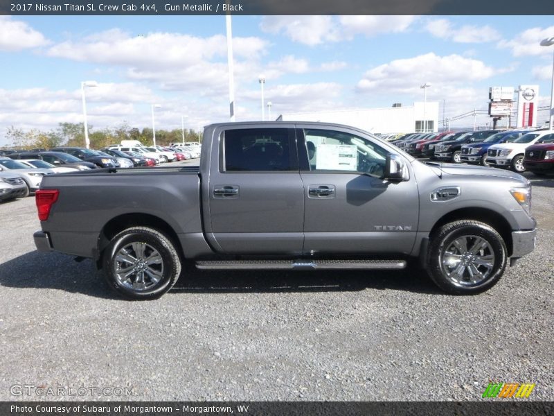 Gun Metallic / Black 2017 Nissan Titan SL Crew Cab 4x4