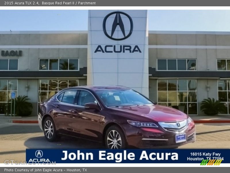 Basque Red Pearl II / Parchment 2015 Acura TLX 2.4